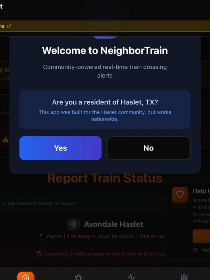 Are you a Haslet resident or using from a different location? Either way, we have you covered anywhere in Texas!
